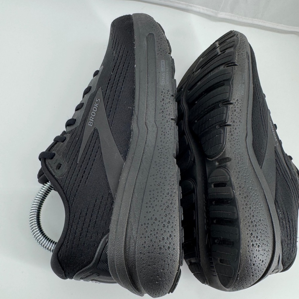 Brooks Ghost Max 2 Running Shoes Womens 7 All Black Cushioned 1204201B020 - Picture 8 of 14